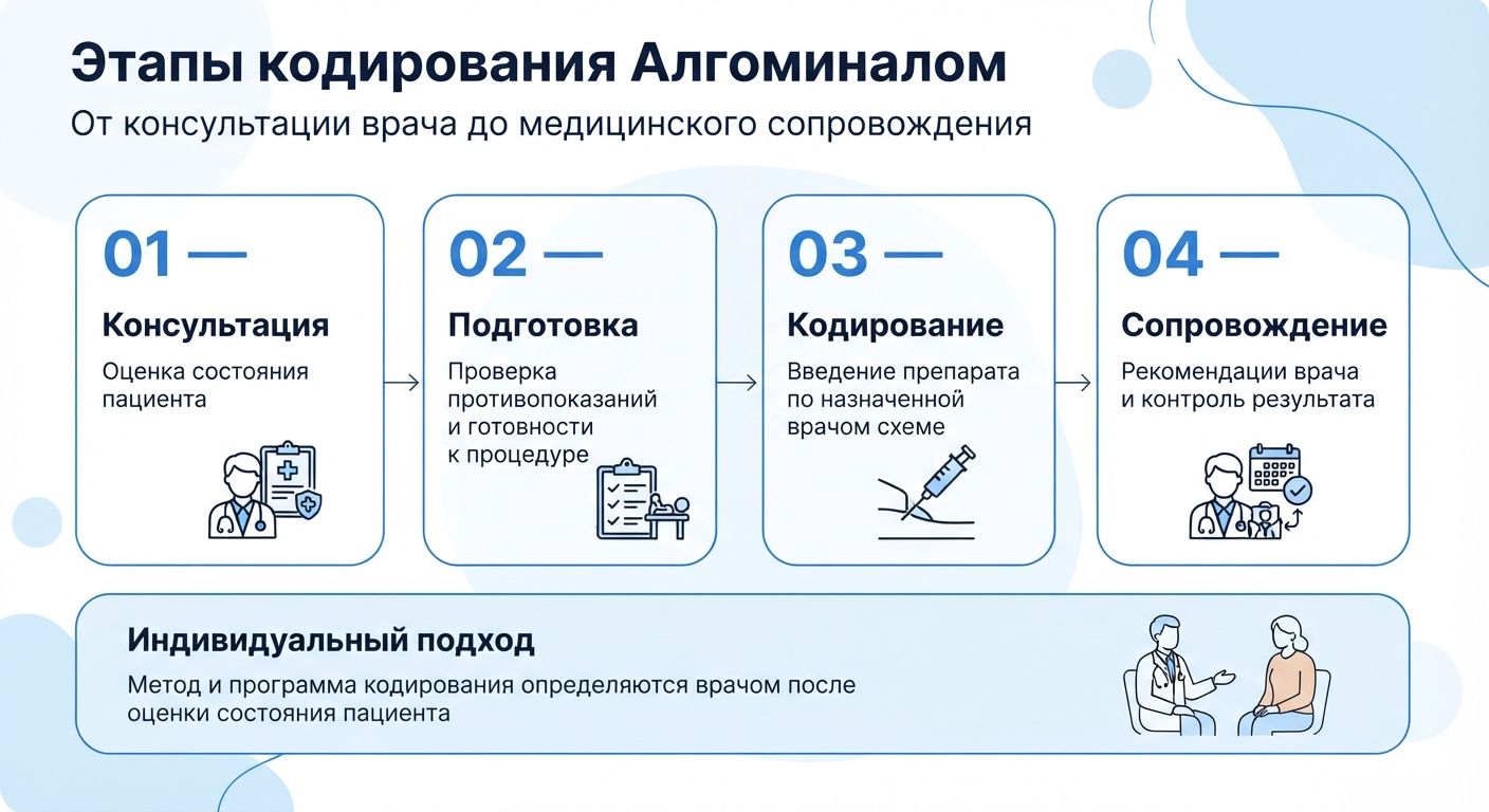 Кодирование препаратом «Алгоминал» в Хадыженске инфографика